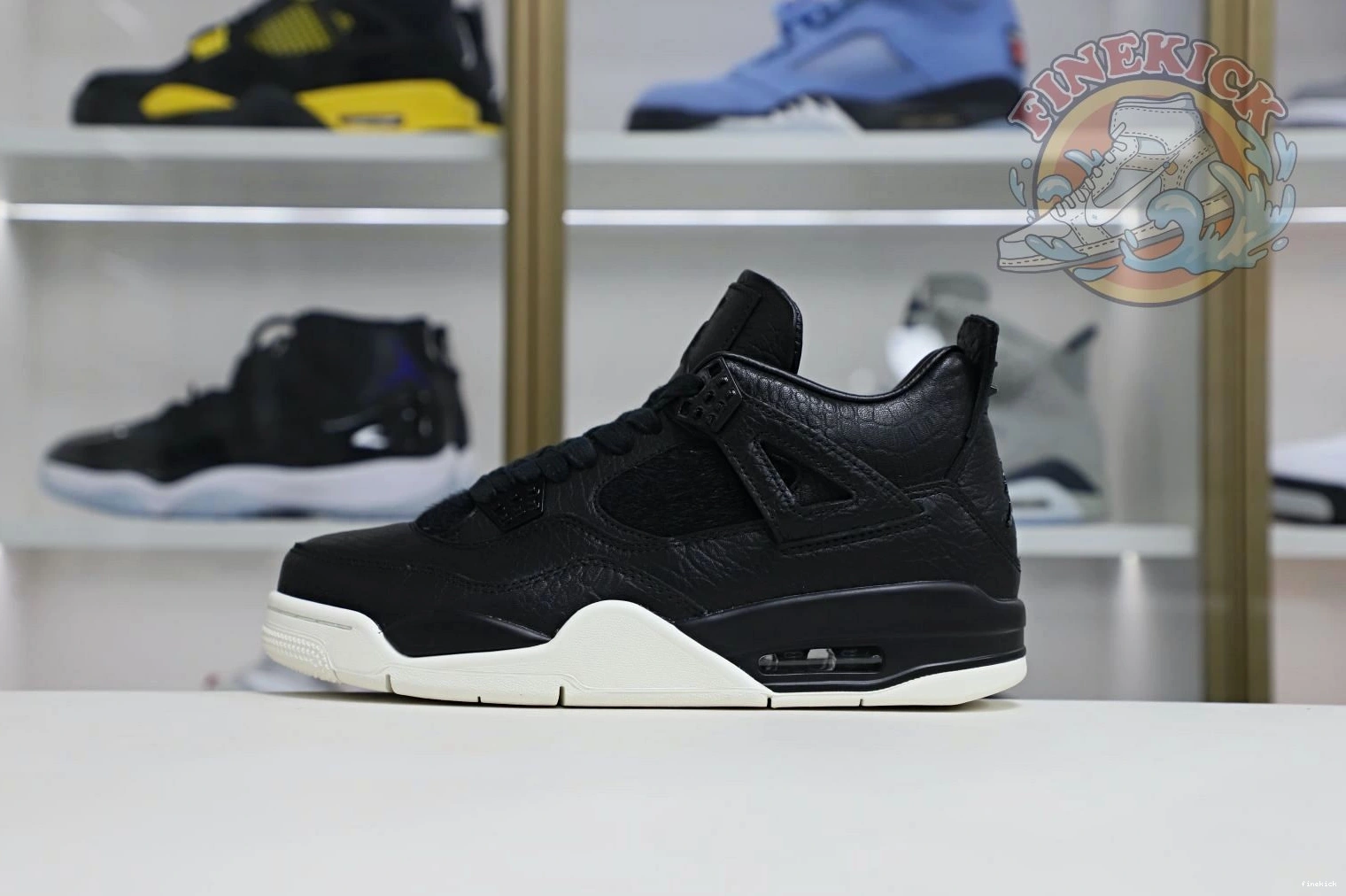 4 Jordan Air black Jordan ponyhair retro 0125